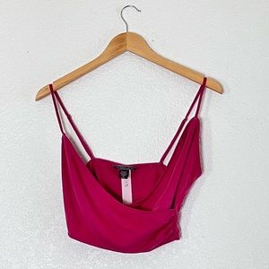 Victoria’s Secret | NWT cropped spaghetti strap crossover tank bra size …